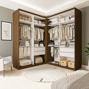 Closet Casal sem Portas 4 Gavetas Júlia Duo