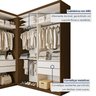 Closet Casal sem Portas 4 Gavetas Júlia Duo - 3