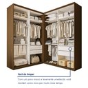 Ver imagem 7 de Closet Casal sem Portas 4 Gavetas Júlia Duo