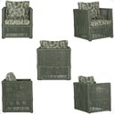 Ver imagem 5 de 3 Poltronas Madri Alumínio Corda Náutica Estofado 5 Trama Original