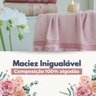 Jogo Toalha Nina 2 Peças Qualidade 100% Algodão Elegante Cor:nude - 3