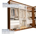 Ver imagem 7 de Conjunto Closet Casal sem Portas 2 Módulos 6 Gavetas França Yescasa