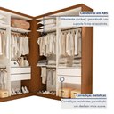 Ver imagem 3 de Conjunto Closet Casal sem Portas 2 Módulos 6 Gavetas França
