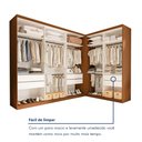 Ver mais imagens de Conjunto Closet Casal sem Portas 2 Módulos 6 Gavetas França Yescasa