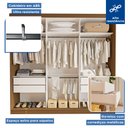 Ver imagem 2 de Closet Casal sem Portas 4 Gavetas Paris