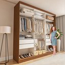 Ver imagem 6 de Closet Casal sem Portas 4 Gavetas Paris