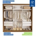 Ver imagem 3 de Closet Casal sem Portas 4 Gavetas Paris