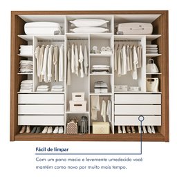 Módulo Closet Casal sem Portas 6 Gavetas Itália - 7