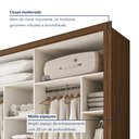 Ver imagem 2 de Módulo Closet Casal sem Portas 6 Gavetas Itália