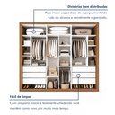 Ver imagem 5 de Módulo Closet Casal sem Portas 6 Gavetas Itália Yescasa
