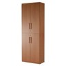 Multiuso Livreiro Flex 4 Portas Estante Vertical ou Balcão com Prateleiras  - Nature - 2