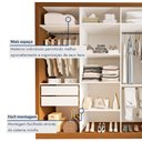 Ver imagem 5 de Closet Casal sem Portas 4 Gavetas Florença