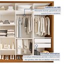 Ver imagem 3 de Closet Casal sem Portas 4 Gavetas Florença