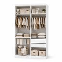 Ver imagem 2 de Closet Infantil sem Portas 2 Gavetas Júlia Branco