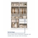 Ver imagem 7 de Closet Infantil sem Portas 2 Gavetas Júlia Branco