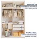 Ver imagem 3 de Closet Infantil sem Portas 2 Gavetas Júlia