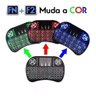 Mini Teclado Led Wireless Keyboard Mouse Smart Tv e Smatfone - 5