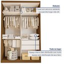 Ver imagem 6 de Closet Infantil sem Portas 2 Gavetas Júlia