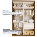 Ver imagem 5 de Closet Infantil sem Portas 2 Gavetas Júlia