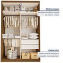 Ver imagem 4 de Closet Infantil sem Portas 2 Gavetas Júlia