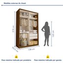 Ver mais imagens de Closet Infantil sem Portas 2 Gavetas Júlia