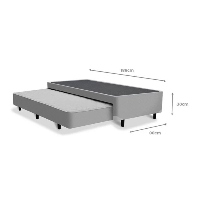 Base Box Bicama Molejo Basic Solteiro Yescasa - 3