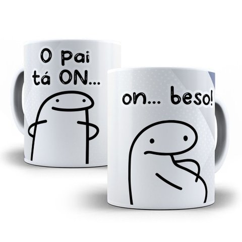 Caneca Flork de Porcelana o Pai Ta On – Surpreenda Seu Pai com Estilo e Humor