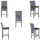 Ver imagem 3 de Mesa Bistro e 2 Banquetas Roma Marrom Corda Náutica 13 Trama Original