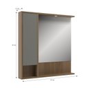 Ver imagem 3 de Espelheira para Banheiro Concept 80 Noce/Cimento