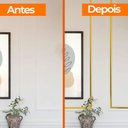 Ver imagem 6 de Fita Metalizada Auto Colante Pvc 15mm P Decoração de Móveis e Paredes Dourado 10m