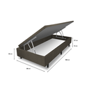 Ver imagem 3 de Box Bau Italian Abertura Lateral Solteiro Yescasa