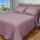 Ver imagem 1 de Edredom Cama Casal Queen com Jogo de Lençol Meia Estação