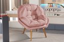 Ver imagem 1 de Poltrona Sênior Tecido em Suede Moderna P/ Salão de Beleza