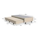 Ver imagem 3 de Bicama Molejo Basic solteiro Mescla Yescasa