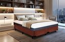 Ver imagem 1 de Cama Box Queen Size Bipartida Serenelife - Suede Marrom