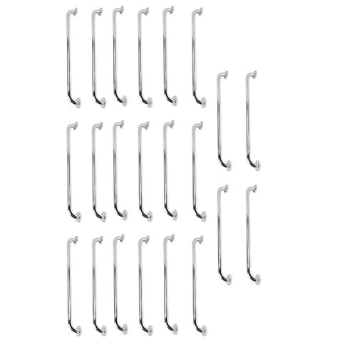 Kit 72 Unid. Alça de Apoio Inox 70cm Barra de Apoio Acessibilidade Idoso Gestante Banheiro Anti Qued