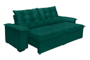 Ver imagem 2 de Sofá Retrátil e Reclinável Aspen 2.00m Super Pillow - Verde