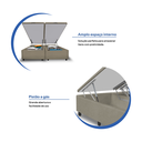 Ver imagem 5 de Box Bau Basic Bi-partido Queen