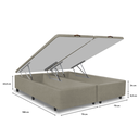 Ver imagem 3 de Box Bau Basic Bi-partido Queen