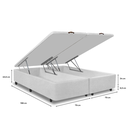 Ver imagem 3 de Box Bau Basic Bi-partido Queen