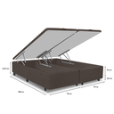 Ver imagem 3 de Box Bau Basic Bi-partido Queen 