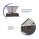 Ver imagem 5 de Box Bau Basic Bi-partido Queen 