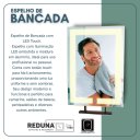 Ver imagem 4 de Espelho Retangular 70x50 Iluminado Led 3 Cores Bancada Duplo