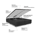 Ver imagem 2 de Box Bau Basic Bi-partido Queen Yescasa