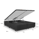 Ver imagem 3 de Box Bau Basic Bi-partido Queen Yescasa