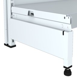 Gondola Parede 170 Fit Inicial Branco 5 Bandeja Pe Azul - 5