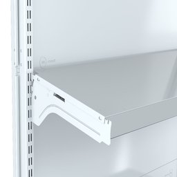 Gondola Parede 170 Fit Inicial Branco 5 Bandeja Pe Azul - 4