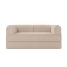 Sofá 2 Lugares Estofado D-plus 160 Cm Monaco - Boucle Bege - 3