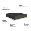 Ver imagem 2 de Box Italian Bi-partido Queen Yescasa