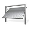 Portão Contrapeso de Aço Galvanizado com Chapa Frisada 220x285cm Mecal - 1